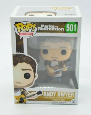 Funko Pop Television Parks And Recreation Andy Dwyer 501 Vaulted Retired Nos