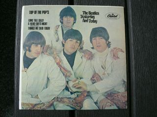 The Beatles Top Of The Pops Butcher Cover Promo Ep 45 Rpm Record