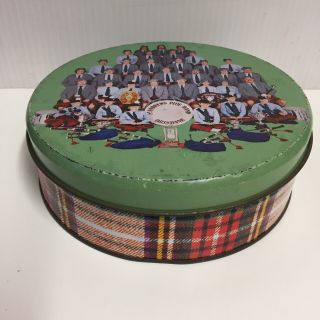Tartan Biscuit Tin - St Andrews Pipe Band Brisbane - Empty - Collectable