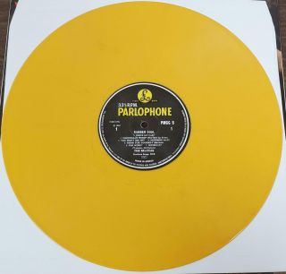 THE BEATLES RUBBER SOUL LIMITED EDITION LP YELLOW VINYL GATEFOLD COVER GREECE 09 3