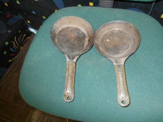 2 Vintage National 6  Tin Frying Pans