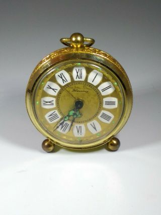 West Germany Travel Alarm Clock Blessing