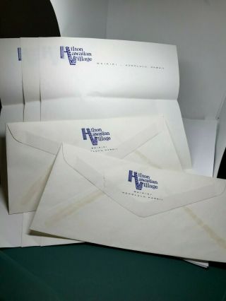 1960s - Hilton Hawaiian Village - Waikiki - Honolulu - Hawaii - Letterheads&envelopes (p)