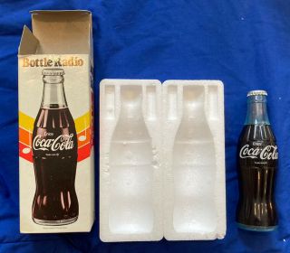 Coca Cola Radio Coke Bottle Shaped Vintage Coke Am Sounds