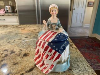 Betsy Ross Cookie Jar