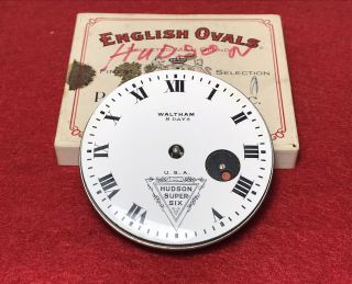 Waltham 8 Days 7 Jewels Hudson - Six Car Clock