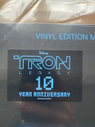 Daft Punk Tron Legacy 2LP Vinyl Blue Colour RSD 2020 Limited Edition 2