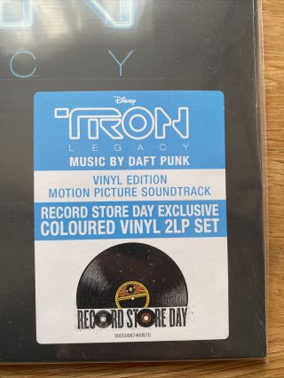 Daft Punk Tron Legacy 2LP Vinyl Blue Colour RSD 2020 Limited Edition 3