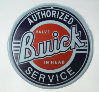Buick Service Parts Dealer Garage Retro Metal Tin Garage Sign Plaque 12 "