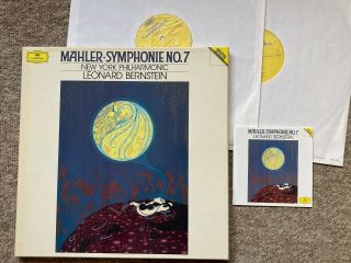 Dgg Digital 419 212 - 1 Mahler Symphony No.  7 Leonard Bernstein 2 Lp Box 1986
