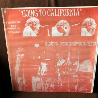 Led Zeppelin - Going To California - Rare Live September 1971 - 2 Vinyl Lp 