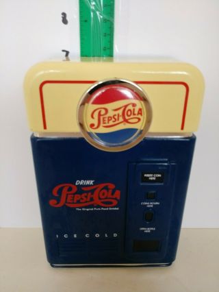 Pepsi Vending Machine Coin Bank