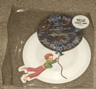 Prince & The Revolution Paisley Park / In My Hair Uk Vinyl Shaped Picture Disc