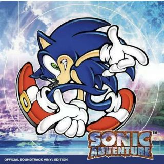 Sonic Adventure Video Game Soundtrack Black Vinyl Record Sega Vgm Limited Rare