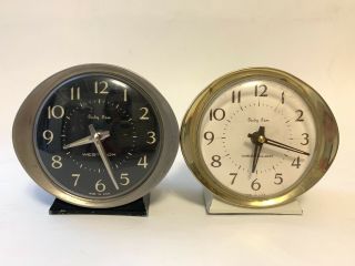 Baby Ben Westclox Wind Up Clocks Black/silver And White/gold