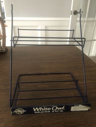 White Owl Cigar Tobacco Wire Counter Top Store Display Rack