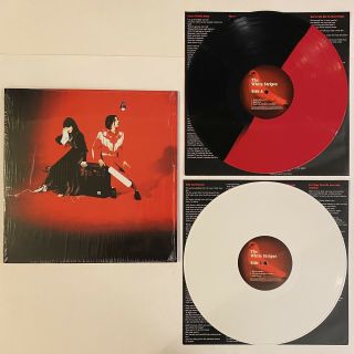 Rare The White Stripes Elephant 2 Lp Rsd 2013 Red Black & White Vinyl Shrink Nm