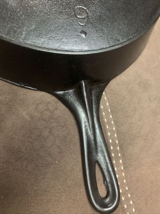 ANTIQUE ONETA 9 CAST IRON SKILLET CAMPING COOKING HEAT RING 2