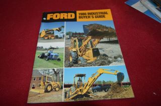 Ford Tractor Industrial Buyers Guide For 1986 Dealer 