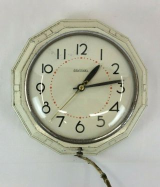 Ingraham Electric Sentinel Wall Clock - Running