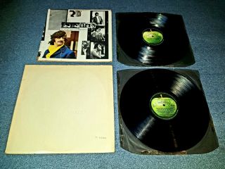 The Beatles - The White Album Mono 1st Pressing G Uk Lp No.  0153351 Vinyl Record
