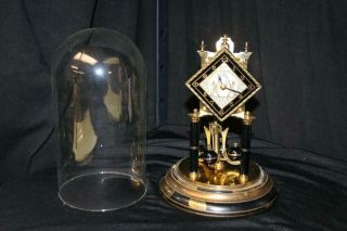 VINTAGE 400 Day Schatz Anniversary Domed Pendulum Clock 2