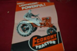 Economy 9 H.  P Jim Dandy Tractor Brochure Fcca Ver2