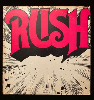 Rush Self - Titled Debut Lp 1974 Mercury Srm - 1 - 1011 G.  Kong Masterdisk Nm