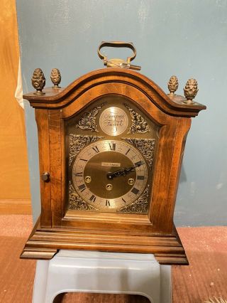 Vintage Seth Thomas Mantle Clock Wind - Up A403 - 003 Germany 2 Jewel And Key