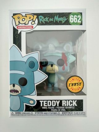 Funko Pop Teddy Rick 662 - Rick And Morty - Chase Edition
