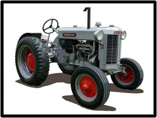 Silver King Tractors Metal Sign: Model 44 Featured