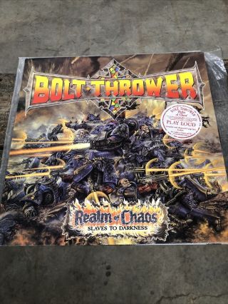 Bolt Thrower Realm Of Chaos - Slaves To Darkness.  1989 Release Uk Vinyl