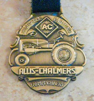 Allis Chalmers Farm Tractor Pocket Watch Fob 2