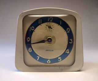Lux " Apollo " Mfgco Alarm Clock,  Model 240 - 2,  Perfect Addition For The Collector