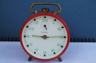 Vintage Old German Made Kienzle Alarm Desk Clock.