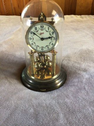 Vintage Schatz Wind Up Anniversary Clock For Repair Or Parts