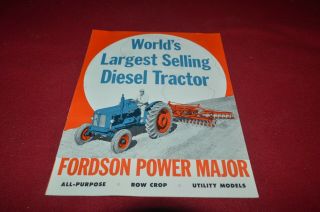 Ford Tractor Fordson Power Major Tractor For 1959 Brochure Fcca