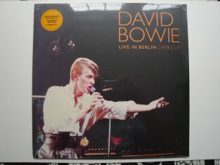David Bowie - Live In Berlin - Limited Edition Us Orange Vinyl Lp 1978 -