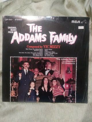 Factory The Addams Family Tv Show 1965 Rca Lsp - 3421 Lp 33 Record Album