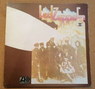 Led Zeppelin LP 2 Same UK Atlantic Plum Press A B2 LEMON SONG CREDIT, 2