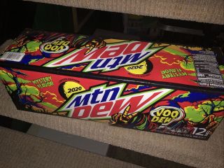 12 Cans Of 2020 Mountain Dew Voodew Voodoo Halloween Mystery Flavor Mt Soda Pop