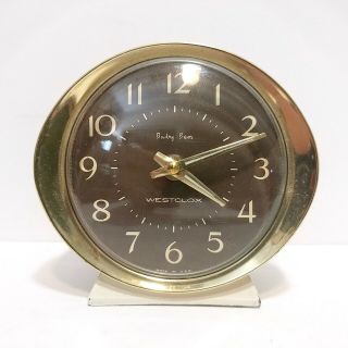Vintage Westclox Baby Ben Desk Nightstand Alarm Clock - - Read Descrip