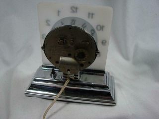 Vtg Art - Deco Viking Glo - Dial Electric Clock - Keeps Accurate Ttime - Very - 3