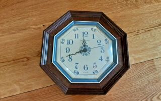 Pfaltzgraff Wall Clock Vintage Haven Ct Quartz Battery Operated Made In Usa