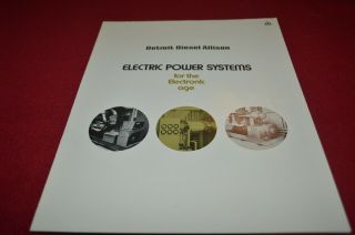 Gm Detroit Diesel Engines Electric Power Systems Dealers Brochure Amil15