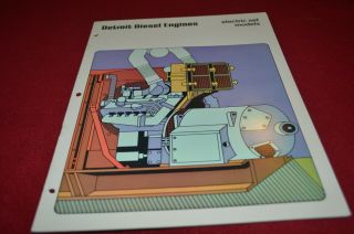 Gm Detroit Diesel Engines Electric Set Models Dealers Brochure Amil15