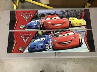 Disney Pixar Cars 2 Toys R Us Store Display Sign 48x12 (2 Pack)