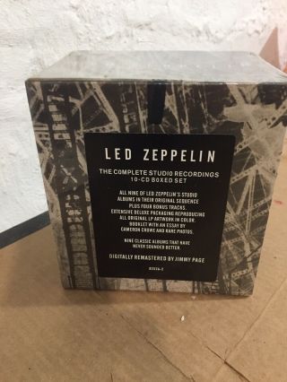Led Zeppelin The Complete Studio Recordings 10 - Cd Box Set