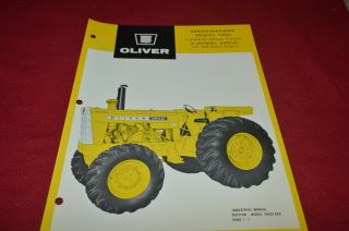 Oliver Tractor 1950 Gm 4wd Industrial Tractor Brochure Fcca