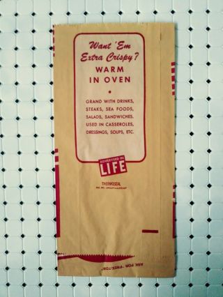 Vintage Fritos Corn Chip Betner Lamofilm Bag 1950s 2
